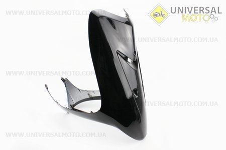 Yamaha JOG SA-16 пластик - передній основний "дзьоб", ЧОРНИЙ. Китай (Пластик на японський скутер / UM3291-V61)