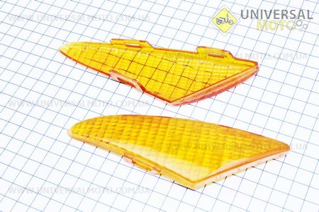 Yamaha JOG NEXT ZONE ZR "стекло"- поворотов передних комплект 2 штуки . Китай (Пластик / UM3291-V88)