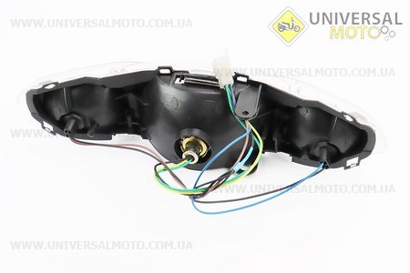 Yamaha AXIS 50/90 фара передня в зборі. Китай (Пластик на японський скутер / UM3292-V10)