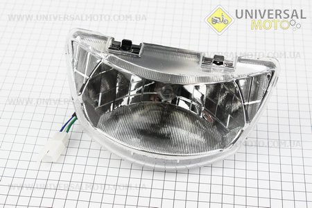 Yamaha JOG SA-24 BJ фара передняя в сборе. Китай (Пластик / UM3292-V11)