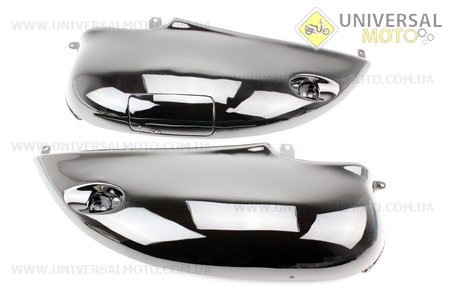 Yamaha VINO SA10J - 2т пластик - комплект фарбовані 11 деталей, ЧОРНИЙ (можливі незначні дефекти фарбування). Китай (Пластик на японський скутер / UM3292-V81)