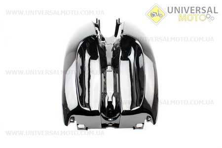 Yamaha VINO SA10J - 2т пластик - передній основний "деко", ЧОРНИЙ. Китай (Пластик на японський скутер / UM3292-V91)