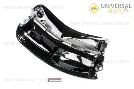 Yamaha VINO SA10J - 2т пластик - передній основний "деко", ЧОРНИЙ. Китай (Пластик на японський скутер / UM3292-V91)