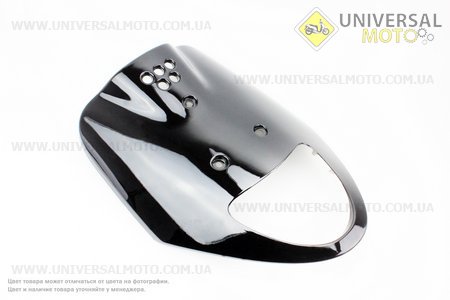 Yamaha JOG SA-01 пластик - передній верхній "дзьоб", ЧОРНИЙ. Китай (Пластик на японський скутер / UM3292-V96)