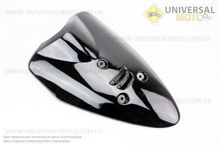 Yamaha JOG NEXT ZONE пластик - передній верхній "дзьоб", ЧОРНИЙ. Китай (Пластик на японський скутер / UM3292-V97)