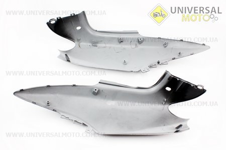 Yamaha JOG SA-16 пластик - верхній бічний лівий і правий комплект 2шт, ЧОРНИЙ. Китай (Пластик на японський скутер / UM3292-V99)