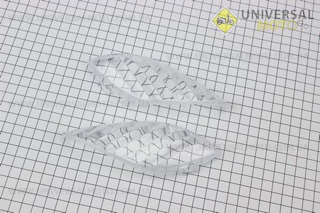 Yamaha JOG SA-16 "скло" - поворотів передніх комплект 2шт, прозорі. Китай (Пластик на японський скутер / UM3293-V28)