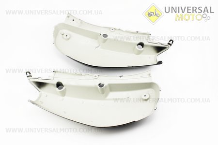 Yamaha BWS100 пластик - верхній бічний лівий і правий комплект 2шт, ЧОРНИЙ. Китай (Пластик на японський скутер / UM3294-V64)