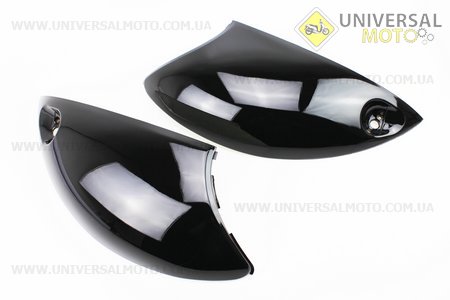 Yamaha VINO SA26 - 4т пластик - комплект фарбовані 8 деталей, ЧЕРНИЙ. Китай (Пластик на японський скутер / UM3296-V31)