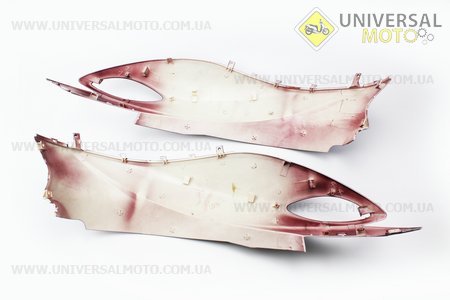 Yamaha JOG SA-36J / 39J пластик - верхній бічний лівий і правий комплект 2шт, бордовий. Китай (Пластик на японський скутер / UM3296-V42)