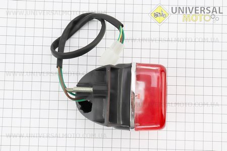 Yamaha VINO SA10J - 2т Ліхтар задній, червоний. Китай (Пластик на японський скутер / UM3296-V52)