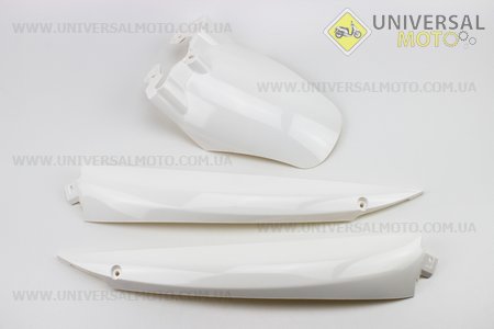 Yamaha VINO SA26 - 4т пластик - комплект фарбовані 8 деталей, БІЛИЙ. Китай (Пластик на японський скутер / UM3296-V65)