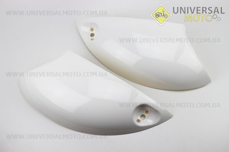 Yamaha VINO SA26 - 4т пластик - комплект фарбовані 8 деталей, БІЛИЙ. Китай (Пластик на японський скутер / UM3296-V65)