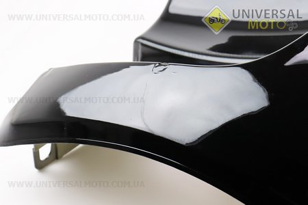 УЦІНКА Yamaha VINO SA10J - 2т пластик - передній основний "деко", ЧОРНИЙ (див. Фото). Китай (Пластик на японський скутер / UM3296-V75)