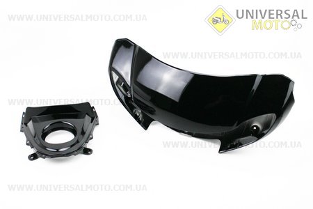 Yamaha JOG SA-36J / 39J пластик - комплект фарбовані 5 деталей, ЧОРНИЙ. Китай (Пластик на японський скутер / UM3297-V27)
