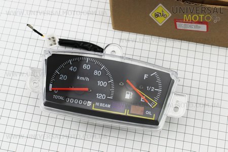 Yamaha JOG 3KJ Спідометр в зборі 120 км/год. Китай (Пластик на японський скутер / UM3297-V31)