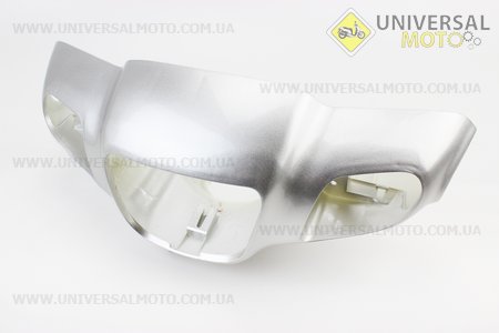 Yamaha JOG APRIO пластик - керма передній "голова", СІРИЙ. Китай (Пластик на японський скутер / UM3297-V53)