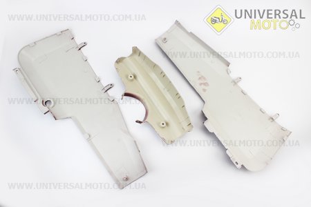 Yamaha GEAR OLD пластик - фарбований комплект 5 деталей, ЧЕРВОНИЙ. Китай (Пластик на японський скутер / UM3297-V57)