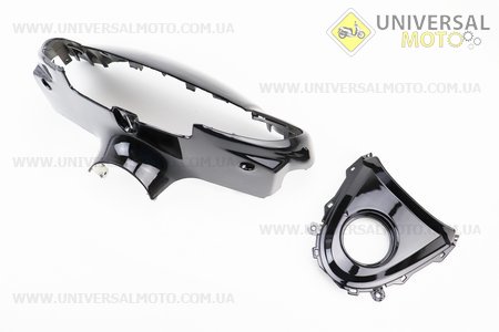 УЦІНКА Yamaha JOG SA-36J / 39J пластик - комплект фарбовані 5 деталей, ЧОРНИЙ (див. Фото). Китай (Пластик на японський скутер / UM3297-V93)