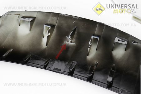 УЦІНКА Yamaha JOG SA-36J / 39J пластик - комплект фарбовані 5 деталей, ЧОРНИЙ (див. Фото). Китай (Пластик на японський скутер / UM3297-V93)