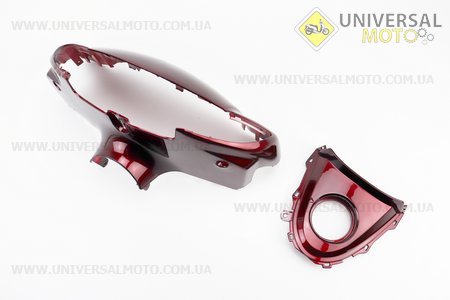 УЦІНКА Yamaha JOG SA-36J/39J пластик - комплект фарбовані 5 деталей, БОРДОВИЙ (див. фото). Китай (Пластик на японський скутер / UM3298-V43)