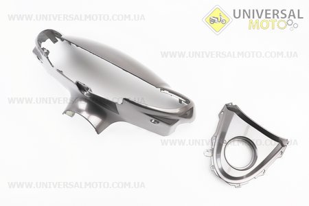 УЦІНКА Yamaha JOG SA-36J/39J пластик - комплект фарбовані 5 деталей, ТЕМНО-СІРИЙ (див. фото). Китай (Пластик на японський скутер / UM3298-V44)