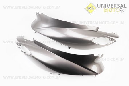 УЦІНКА Yamaha JOG SA-36J/39J пластик - верхній бічний лівий і правий комплект 2шт, ТЕМНО-СІРИЙ (див. фото відламано кріплення). Китай (Пластик на японський скутер / UM3298-V47)