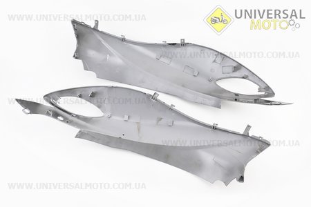 УЦІНКА Yamaha JOG SA-36J/39J пластик - верхній бічний лівий і правий комплект 2шт, ЧОРНИЙ (див. фото відламано кріплення). Китай (Пластик на японський скутер / UM3298-V48)