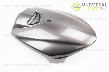 Yamaha JOG SA-36J/39J пластик - передній верхній "дзьоб", ТЕМНО-СІРИЙ. Китай (Пластик на японський скутер / UM3298-V49)
