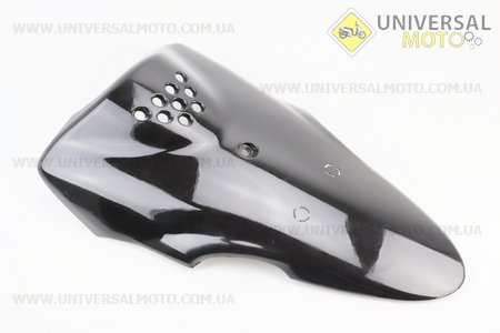 УЦІНКА Yamaha JOG SA-24 BJ пластик - передній верхній "дзьоб", ЧОРНИЙ (відламане кріплення, див. фото). Китай (Пластик на японський скутер / UM3298-V74)