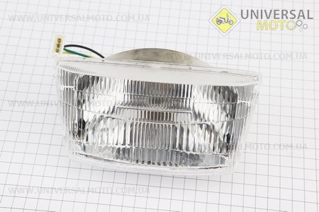Уцінка Yamaha 2JA фара передня в зборі (відламано кріплення скла). Taiwan (Пластик на японський скутер / UM3298-V81)