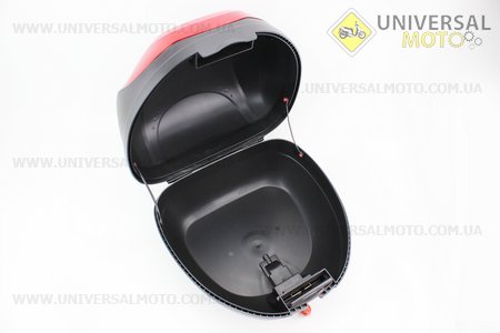 Кофр большой (пластмассовый) 430*410*320мм, крепл. быстросъемное, черный матовый HF-815