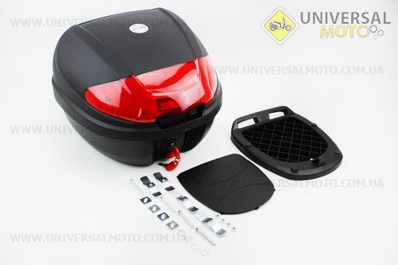 Кофр LUX МАТовый черный отстегивающийся HF-877 410*400*300мм