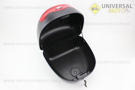 Кофр середній (пластмасовий) 395*395*300мм, кріплення болт-баранчик, чорний матовий HF-808. FXW (Кофри / UM3300-V04)