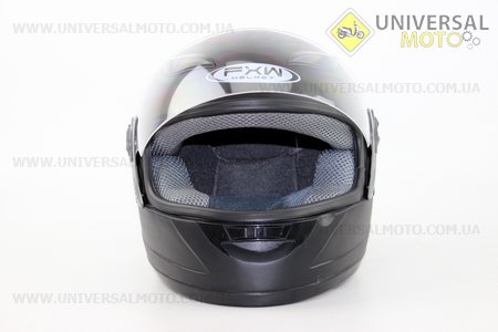 Шлем закрытый  HF-121 M- ЧЕРНЫЙ матовый