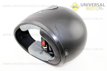 Шлем закрытый  HF-121 L- ЧЕРНЫЙ матовый