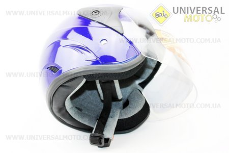 Шлем открытый HF-200 M-СИНИЙ