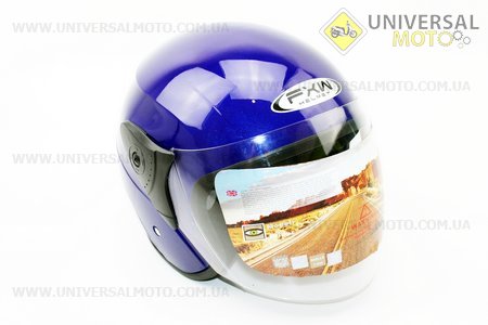 Шлем открытый HF-200 M-СИНИЙ