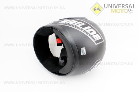 Шлем закрытый BLD-825 - S-ЧЕРНЫЙ матовый с рисунком + воротник