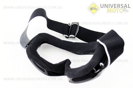 Очки для шлема КРОССового черные, стекло прозрачное