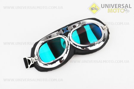 Окуляри "РЕТРО", чорно-сріблясті (хамелеон скло), MT-006. Китай (Різне / UM3301-V01)