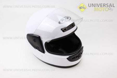 Шлем закрытый HF-101 S- БЕЛЫЙ матовый