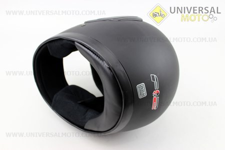 Шлем закрытый 825-2 XS- ЧЕРНЫЙ матовый