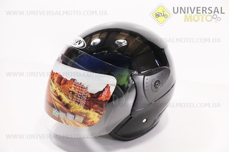 Шлем открытый HF-200 L-ЧЕРНЫЙ