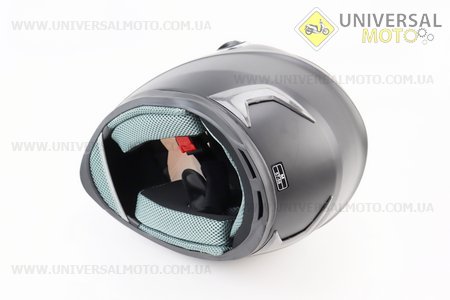 Шолом інтеграл, закритий HF-122 М, ЧОРНИЙ матовий (можливий не працює повітрозабірник на бороді). FXW (Шоломи / UM3301-V59)