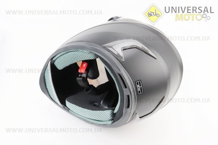 Шолом інтеграл, закритий HF-122 L, ЧОРНИЙ матовий (можливий не працюючий повітрозабірник на бороді). FXW (Шоломи / UM3301-V62)