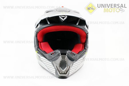 Шлем кроссовый HF-117 S-черный "MONSTER"