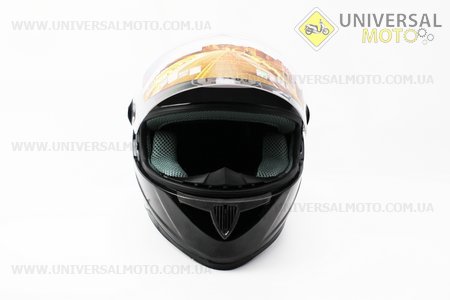 Шолом інтеграл, закритий HF-122 M, ЧОРНИЙ глянець. FXW (Шоломи / UM3301-V99)