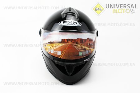 Шлем закрытый HF-122 L- Черный глянец. FXW (Шлем / UM3302-V00)