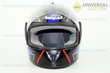 Шлем закрытый HF-150 M- ЧЕРНЫЙ Q155